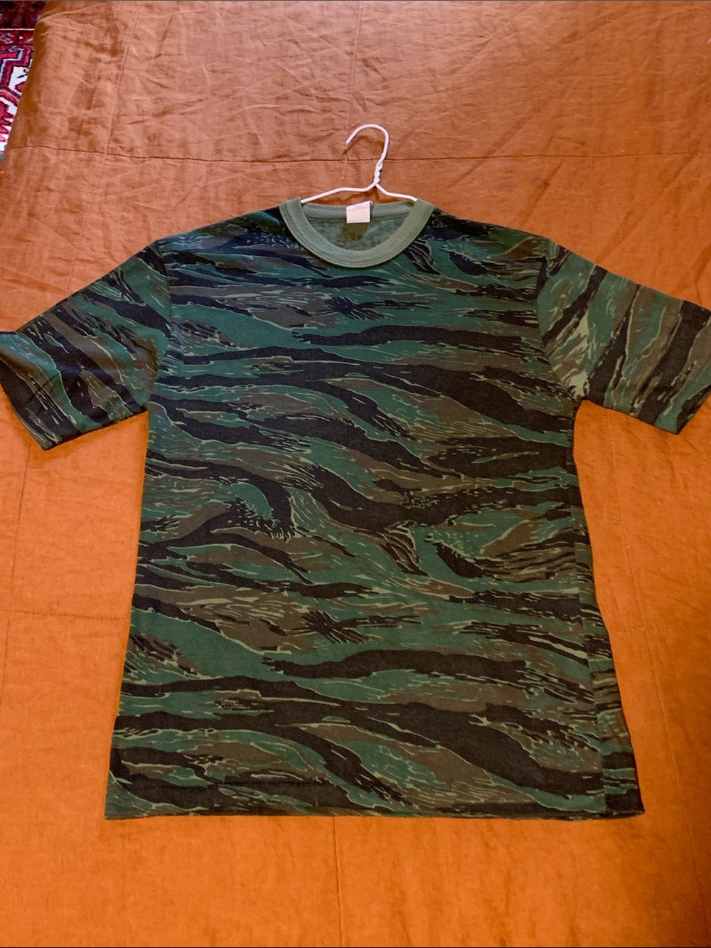 Vintage Camouflage Crewneck T-Shirt - Green